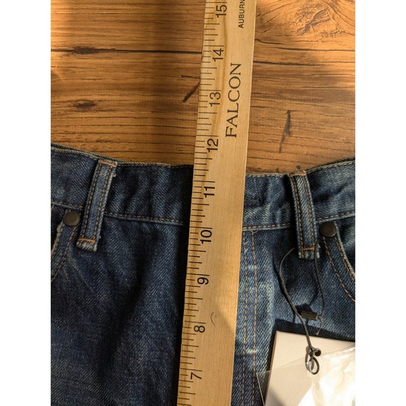 NWT John Elliott The Daze Nimbus Straight Leg Jeans Blue Made Japan Fits 34x32 - Picture 7 of 11